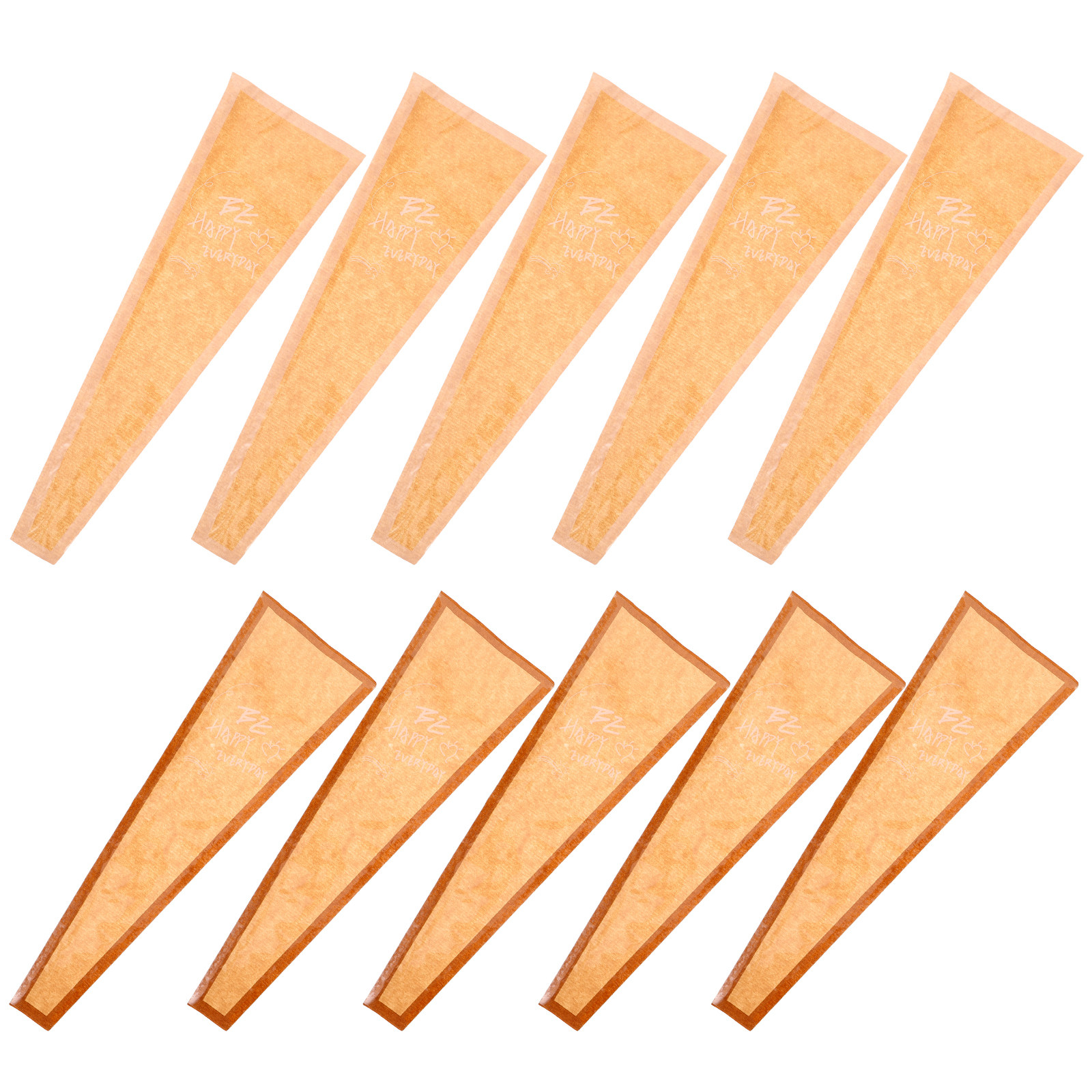 Flower Wrap Kraft - 60Pcs Kraft Flower Wrap Sleeve Strong