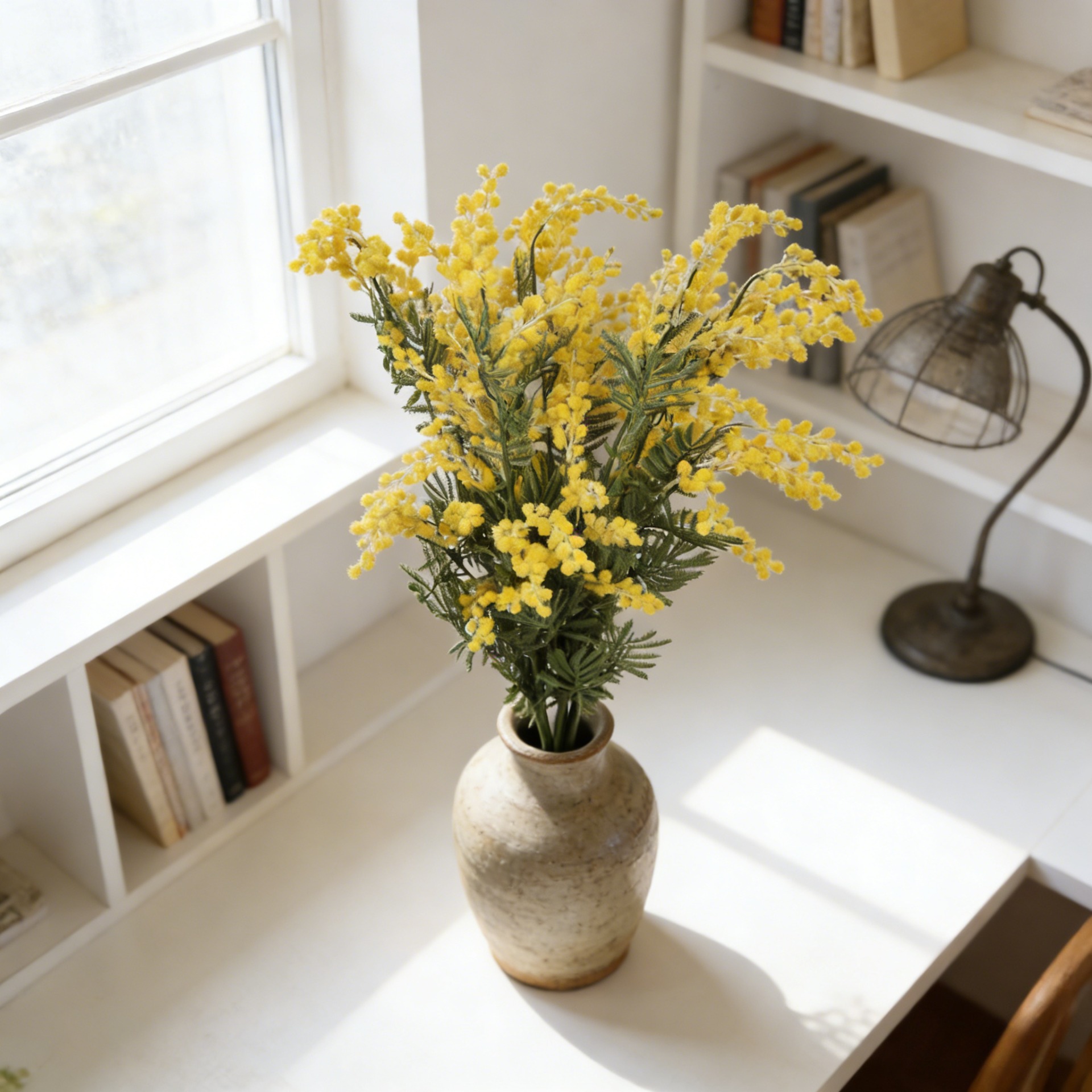 33.5 Inch Artificial Mimosa Br - đánh giá và giá Florist Supp