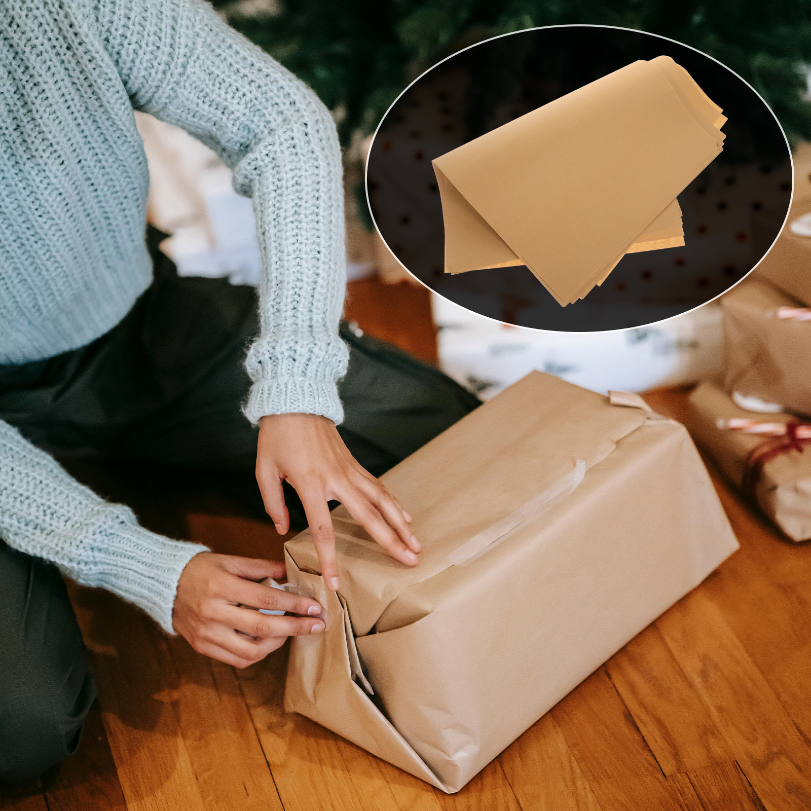 100Pcs Brown Packing Paper Kra - đánh giá và giá Flower Wrap Kraft