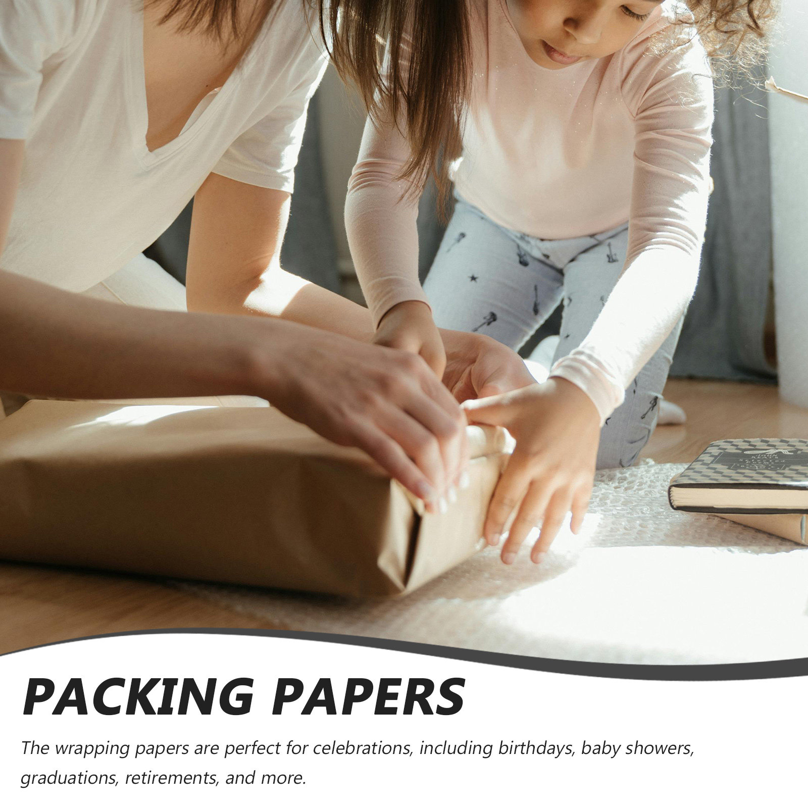 100Pcs Brown Packing Paper Kra - đánh giá và giá Flower Wrap Kraft