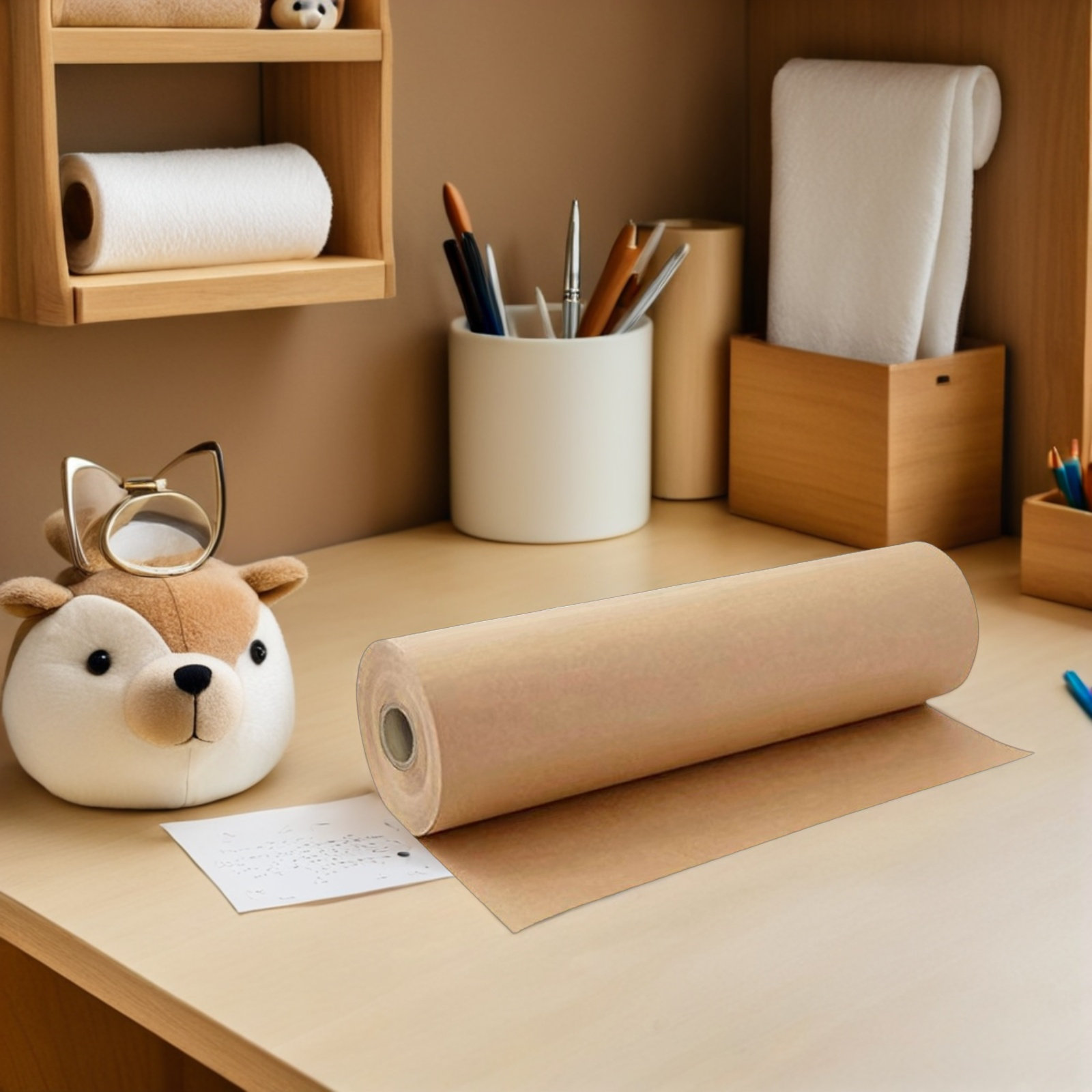 1 Roll Brown Kraft Paper Gift  - đánh giá và giá Flower Wrap Kraft