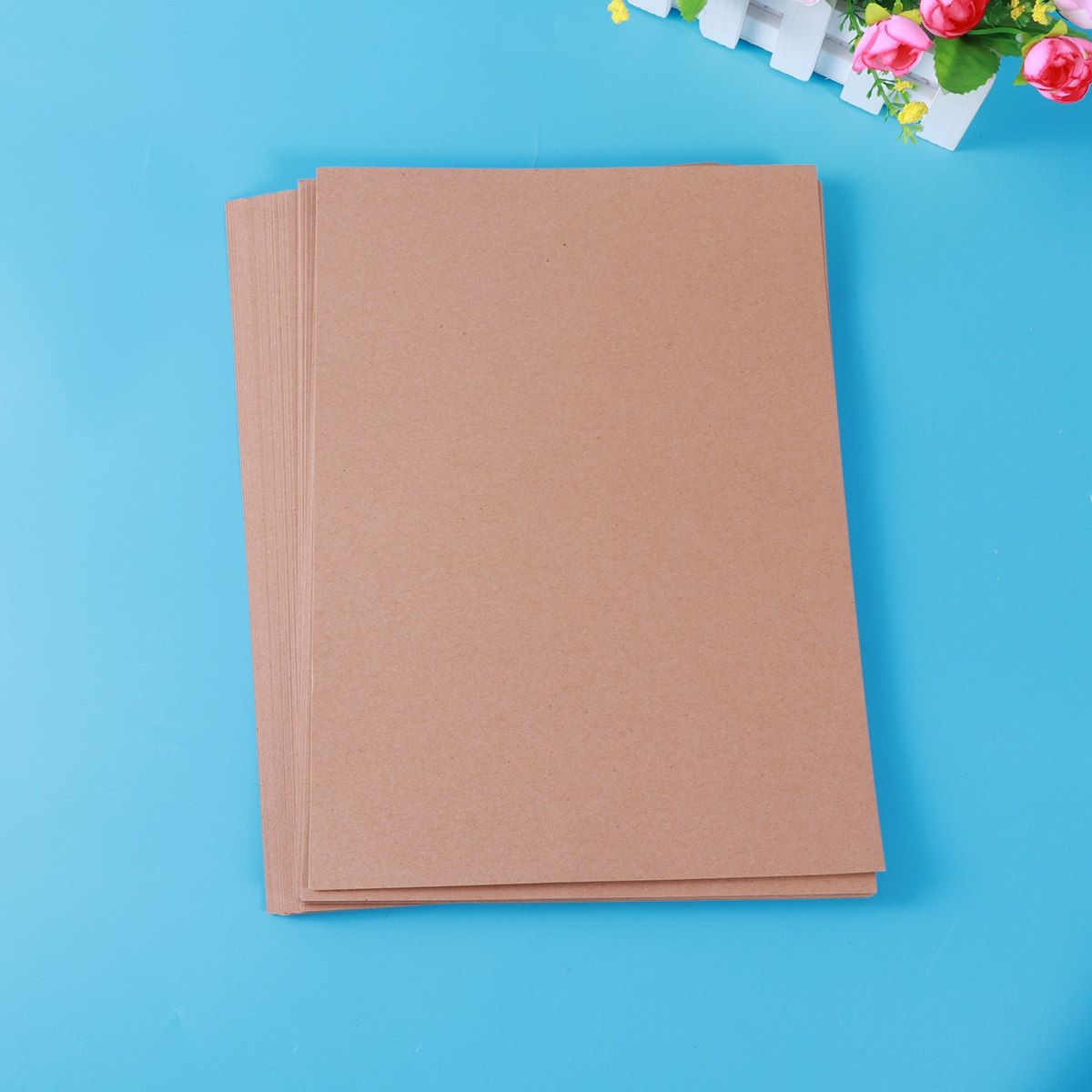 50 Sheets A4 Brown Kraft Paper - đánh giá và giá Flower Wrap Kraft