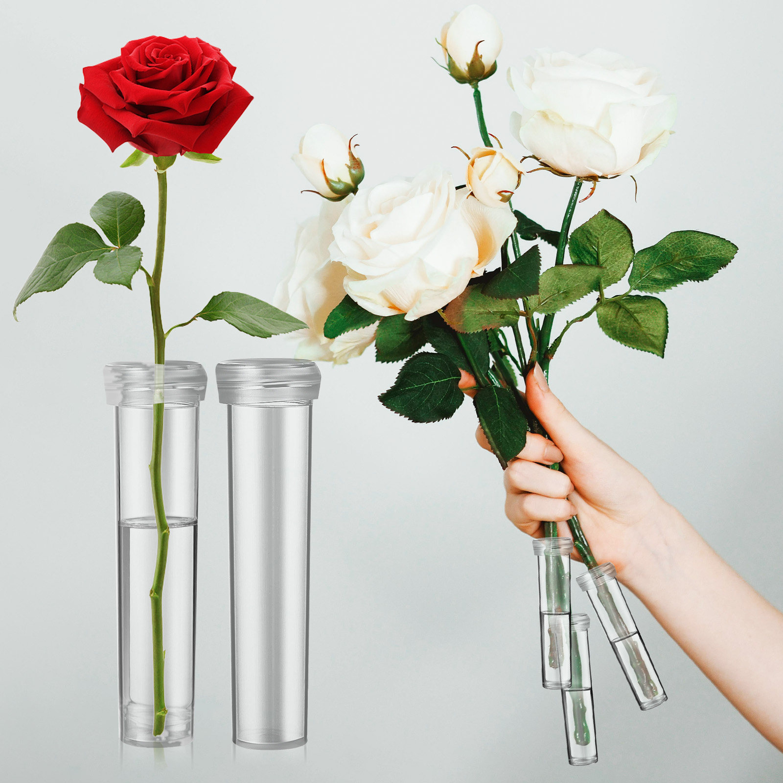 100Pcs Flower Water Tubes Univ - đánh giá và giá Easy Florist Supply