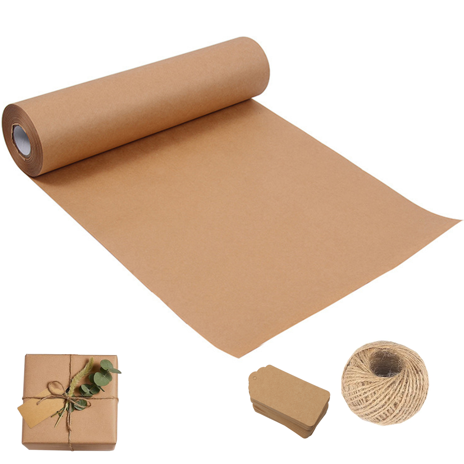 EcoFriendly Brown Kraft Paper  - đánh giá và giá Flower Wrap Kraft