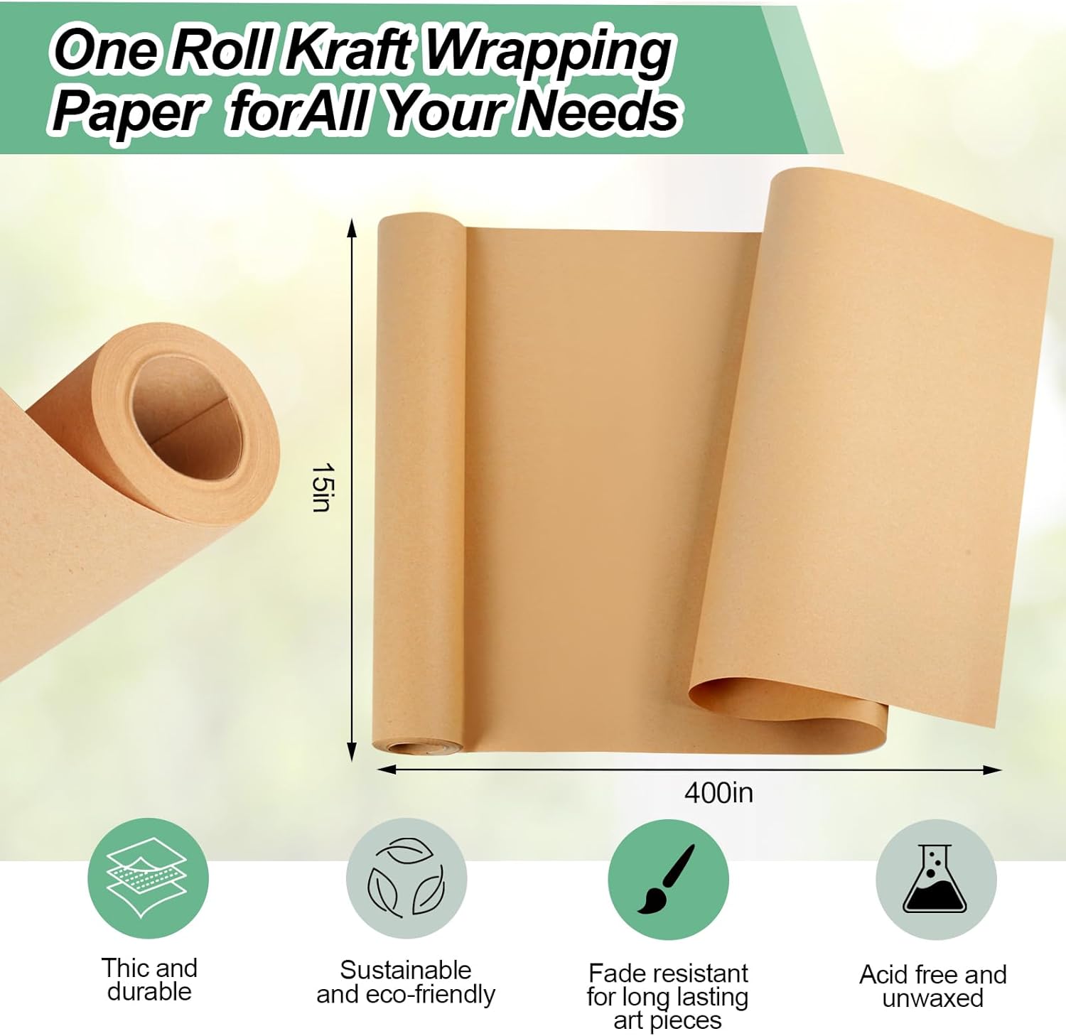 Kraft Paper Masking Paper Eco- - đánh giá và giá Flower Wrap Kraft